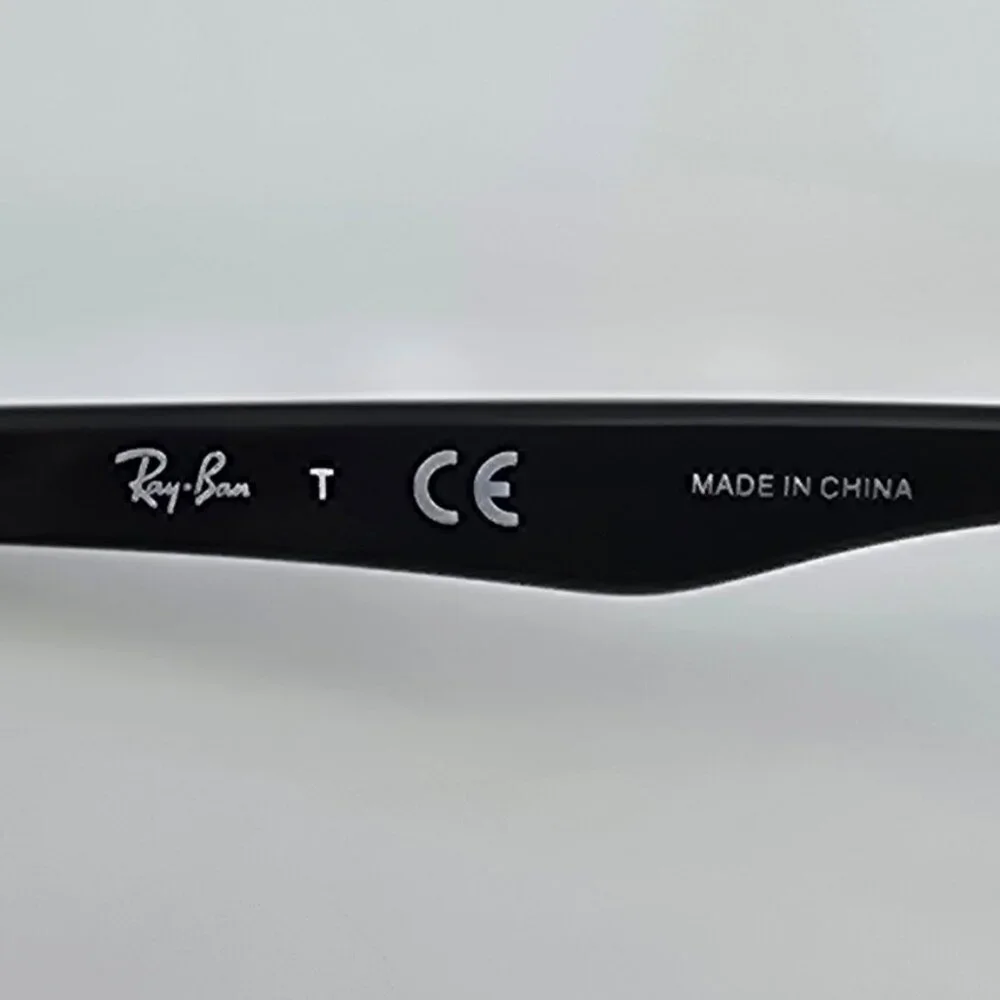 Ray-Ban RB1554 3541 Polished Transparent Black Kids Phantos Eyeglasses Frame